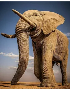 ابهت فیل از نمای نزدیک 😣