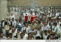 تشییع شهدای انفجار مسجد شیعیان یمن ؛