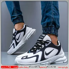 كفش ورزشي سفيد مشکی مردانه Nike مدل Bevis