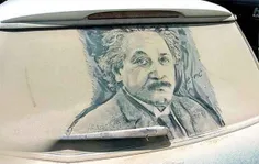 هنرنمایی روی شیشه ماشین
