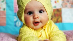 #کوچولو ی خوشگل و ناز Baby Yellow Dress