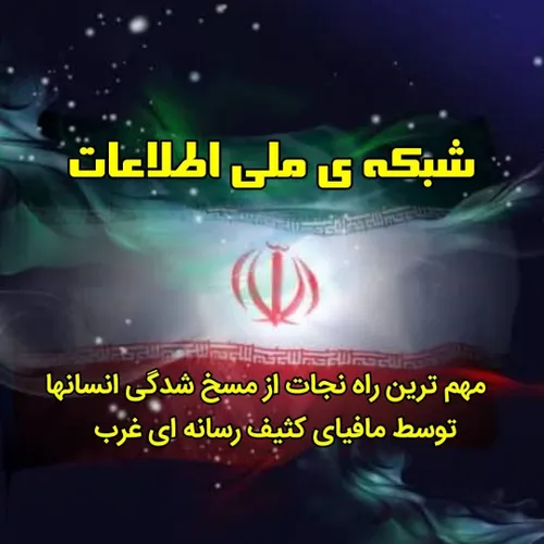 شبکه ی ملی اطلاعات ، مهم ترین راه نجات از مسخ شدگی انسانه