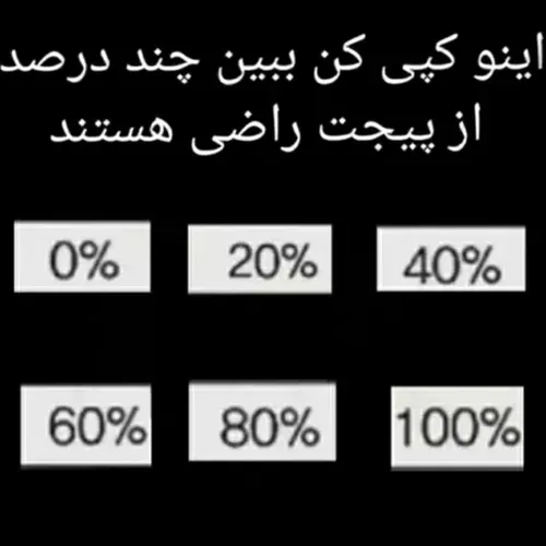 چقدر راضی هستین ؟