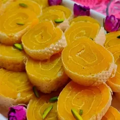 طرز تهیه حلوا رولتی