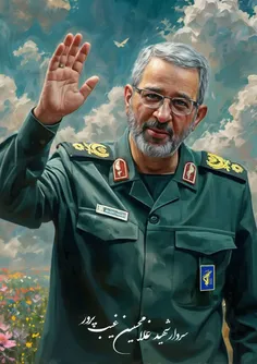 #شهید_غلامحسین_غیب‌_پرور که جانشین قرارگاه امام علی (ع) ب