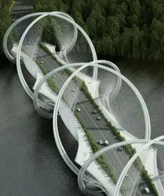 ساخت#پل با الهام از حلقه‌های#المپیک