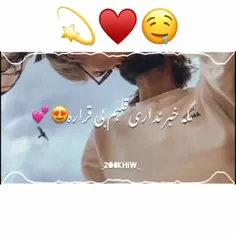 مگه خبر نداری قلبم بی قراره 🌹