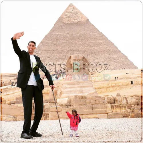 «سلطان کوسن» از ترکیه با ۲۵۱ سانتیمتر قد بلندترین مرد زند