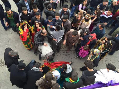حمله با گاز اشک اور به جشن نوروز در کوردستان ترکیه توسط پ