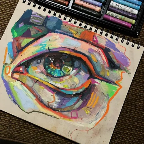 نقاشی چشم 👁️💟