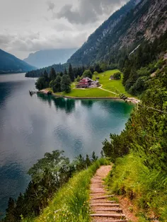 Lake Achen in Tyrol, Austria