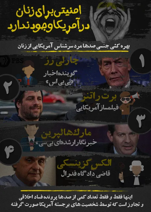 امنیتی برای زنان در آمریکا وجود ندارد