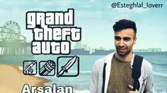 امیرارسلان در بازی GTA😻 😹 