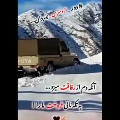 آنکه دم از رفاقت میزد ...