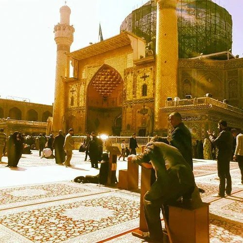 بر در شاه نجف بسیارها کم می شود