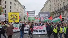 🔴 تظاهرات گسترده در لندن برای حمایت از فلسطین 