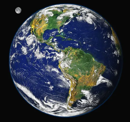 اینجا کره زمین است
