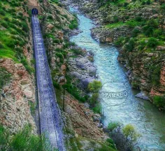 #لرستان، مسیر خط آهن دورود#خوزستان.