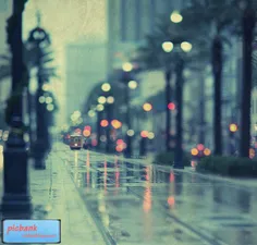 شهر غرق است در باران...