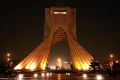 برج آزادی در تهران، ایران