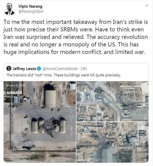 واکنش کارشناس آمریکایی به دقت موشک های ایران: تک قطبی آمر