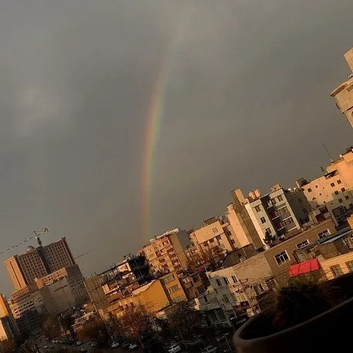 رنگین کمونه بعد از بارون🌈🌧