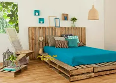 باورت میشه این تخت با #پالت چوبی ساخته شده باشه