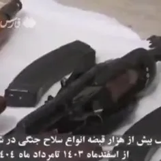 ‼️کشف هزار سلاح جنگی در سیستان‌وبلوچستان طی ۶ ماه گذشته