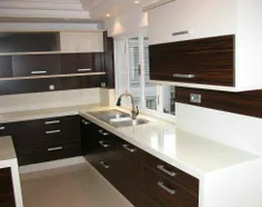 طراحی و ساخت جدیدترین کابینت آشپزخانه تمامMDF هایگلاس ترک