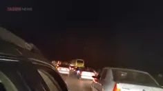 🎥 ترافیک سنگین شب گذشته در ورودی مرز مهران