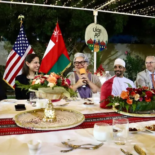 ⬅️سفیر آمریکا در عمان هم افطاری داد