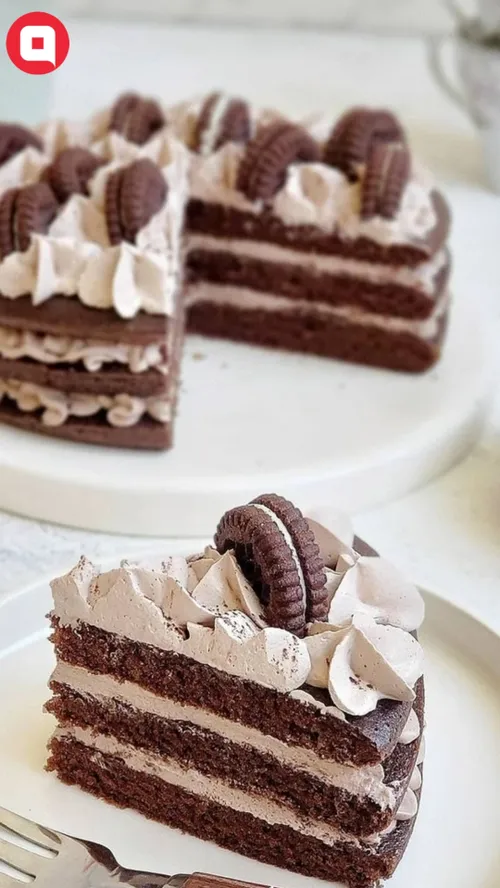 کیک تابه ای شکلاتی خامه ای