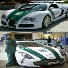 دبی تنها شهری در دنیاست که پلیس با خودروهای لوکسی همچون ب