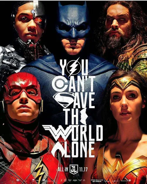 پوستر جدید فیلم justice league