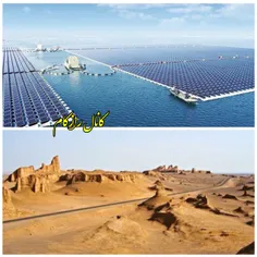 چین به دلیل کمبود فضای خاکی پنل‌های خورشیدی را روی دریا ق