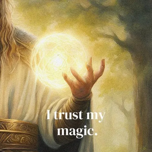 من به جادوی خودم ایمان دارم :))