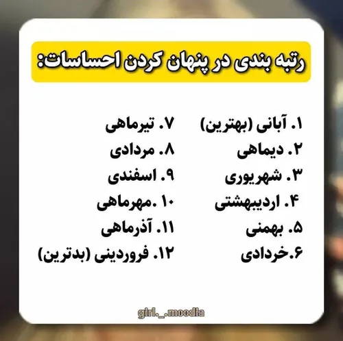 متولد کدوم ماهی