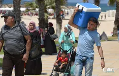📷 حضور مسلمانان فلسطینی در سواحل «هرتزلیا» در روز عید قرب