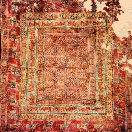 قالی پازیریک قدیمی ترین فرش دنیا است که در سال ۱۳۲۸ (۱۹۴۹