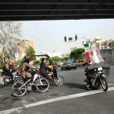 #dailytehran #Iran #Tehran #bicycle #motorbike #citylife 