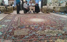 فرش یک میلیون دلاری که به حرم امام حسین(ع)هدیه شد