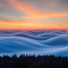 خروش سحرانگیز موج های ابری