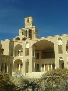 نمائی دیگر از  خانه قاجاری آقازاده در شهر ابرکوه