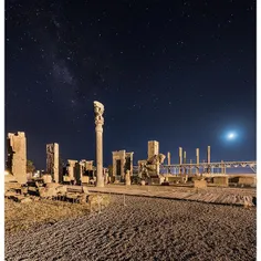 Persepolis under the starry sky