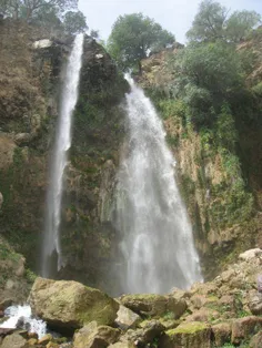 آبشار شیوند ایذه در موقعیت جغرافیایی E501117 N313628 در ا