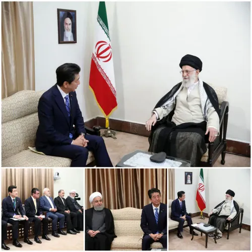 تصاویر دیدار نخست وزیر ژاپن با مقام معظم رهبری باز آی