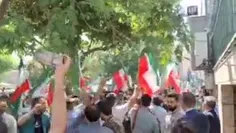 تجمع هواداران محمود احمدی نژاد در مقابل وزارت کشور