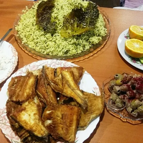 اوّلین ناهار سال 1399. جای همگی شما دوستای عزیز، خالی بود