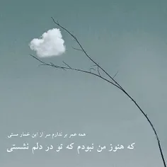 همه عمر برندارم سر از این خمار مستی 😊❤️