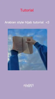 آموزش بستن شال عربی